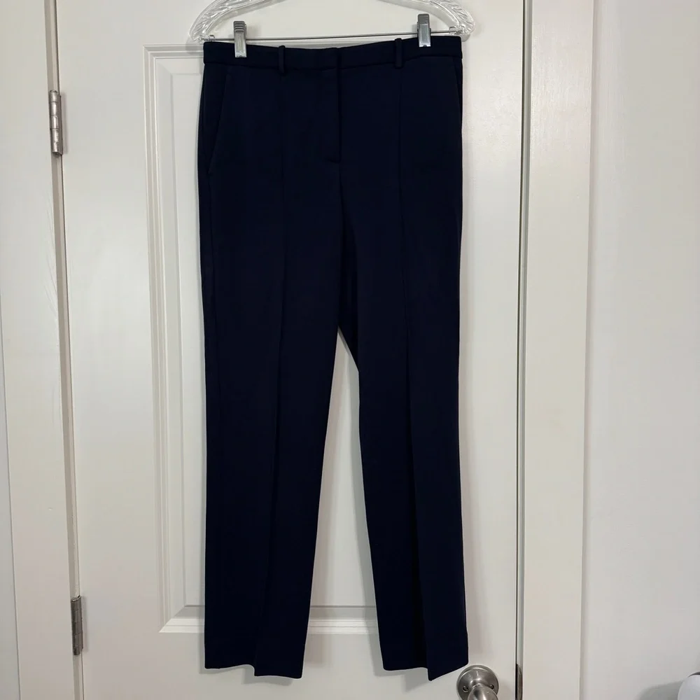 Theory 6 Navy Blue Dress Pants Slacks ~ Classic Career Capsule Pockets - Picture 3 of 9